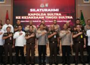 Perkuat Sinergi Penegakan Hukum, Kapolda dan Wakapolda Sultra Sambangi Kejati