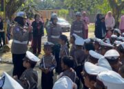 Momen Hari Anak Nasional, 102 Murid TK Diajak Ditlantas Polda Sultra Kenali Aturan Lalu Lintas