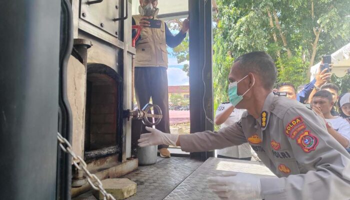 Polda Sultra Musnahkan 5,4 Kg Narkotika, Ribuan Jiwa Berhasil Diselamatkan