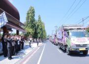 Kado Kemerdekaan Polri untuk Flores, 44 Truk Bantuan Logistik Dikirim untuk Penyintas Gempa