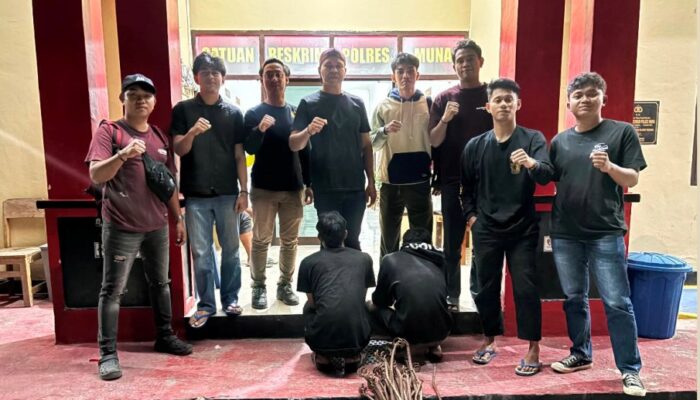 Pelaku Begal Besi Pagar Alun-Alun Kota Raha Akhirnya Diciduk, Sempat Viral di Medsos