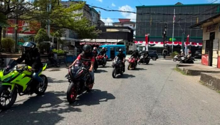 Gelar City Rolling dan Kopdar, Dealer Aneka Motor Ambon Makin Solid Bersama Komunitas CBR