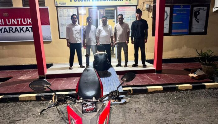 Kurang dari 24 Jam, Polres Koltim Berhasil Bekuk Pelaku dan Barang Bukti Curanmor
