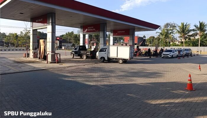 Antrean BBM Kendari Mulai Terurai, Pertamina Tambah Pasokan Pertalite