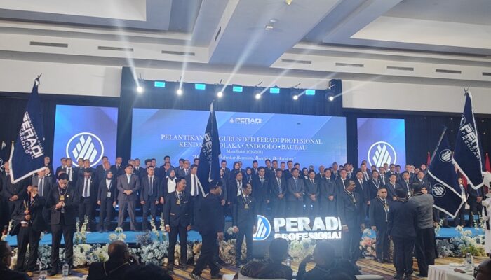 PERADI Profesional Ingatkan DPR Soal RUU Perampasan Aset di Momen Pelantikan DPD Sultra