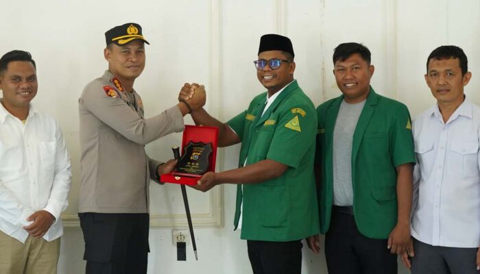 Perkuat Kamtibmas, Kapolresta Kendari Bangun Sinergi dengan GP Ansor