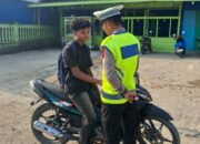 Bukan Tilang, Ditlantas Polda Sultra Tegur Pengendara Tanpa Helm SNI di U-Turn RS Bahteramas