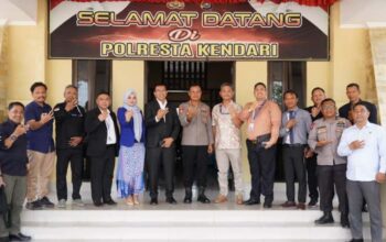 Kapolresta Kendari Terima Pengurus DPD Peradi Profesional, Perkuat Sinergi Penegakan Hukum