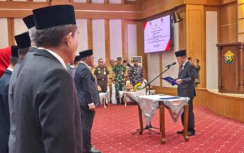 104 Pejabat dan Kepala Sekolah Pemprov Sultra Dilantik, Ini Arahan Gubernur Andi Sumangerukka