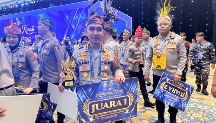 Polda Sultra Sabet Juara 1 Serapan Bulog di Awarding Day Apresiasi Kreasi Polri