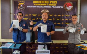 Ditresnarkoba Polda Sultra Gagalkan Peredaran 3,5 Kg Sabu, Dua Pelaku Dibekuk