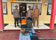 Kurang dari 24 Jam, Polsek Lambandia Tangkap Dua Terduga Pencuri Rumah Dinas Sekolah