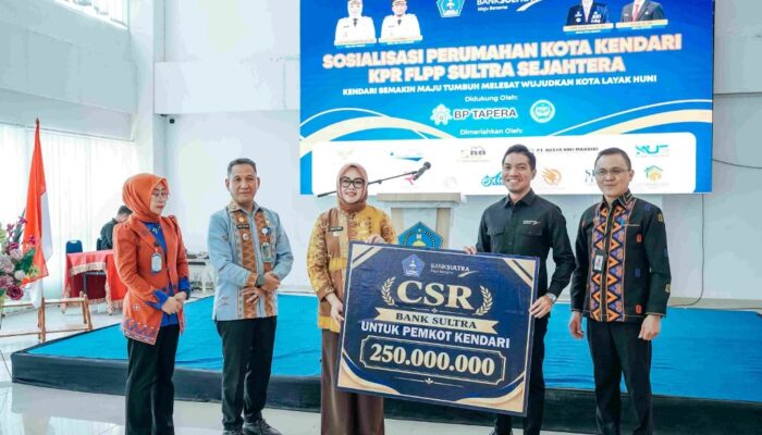 Bank Sultra Siapkan 100 Rumah Subsidi bagi ASN Kendari, CSR Rp250 Juta Digelontorkan