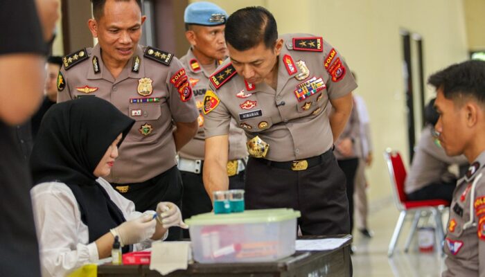 HUT ke-75 Humas Polri, Polda Sultra Kumpulkan 95 Kantong Darah