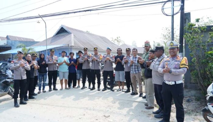 Kawal Pilkades Serentak, Kapolresta Kendari dan TNI Patroli Bersama di Konda