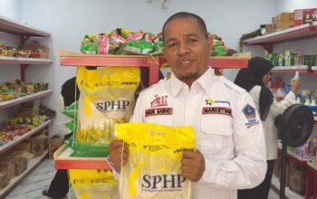 BULOG Salurkan 303,25 Ton Beras SPHP ke 102 Koperasi Merah Putih di Sultra